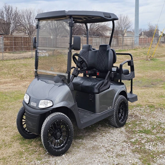 Premium Single Seat Golf Cart 48V Electric Powered Lightweight Design for Golf Course Resort Easy to Maneuver Maintain Golf Cart