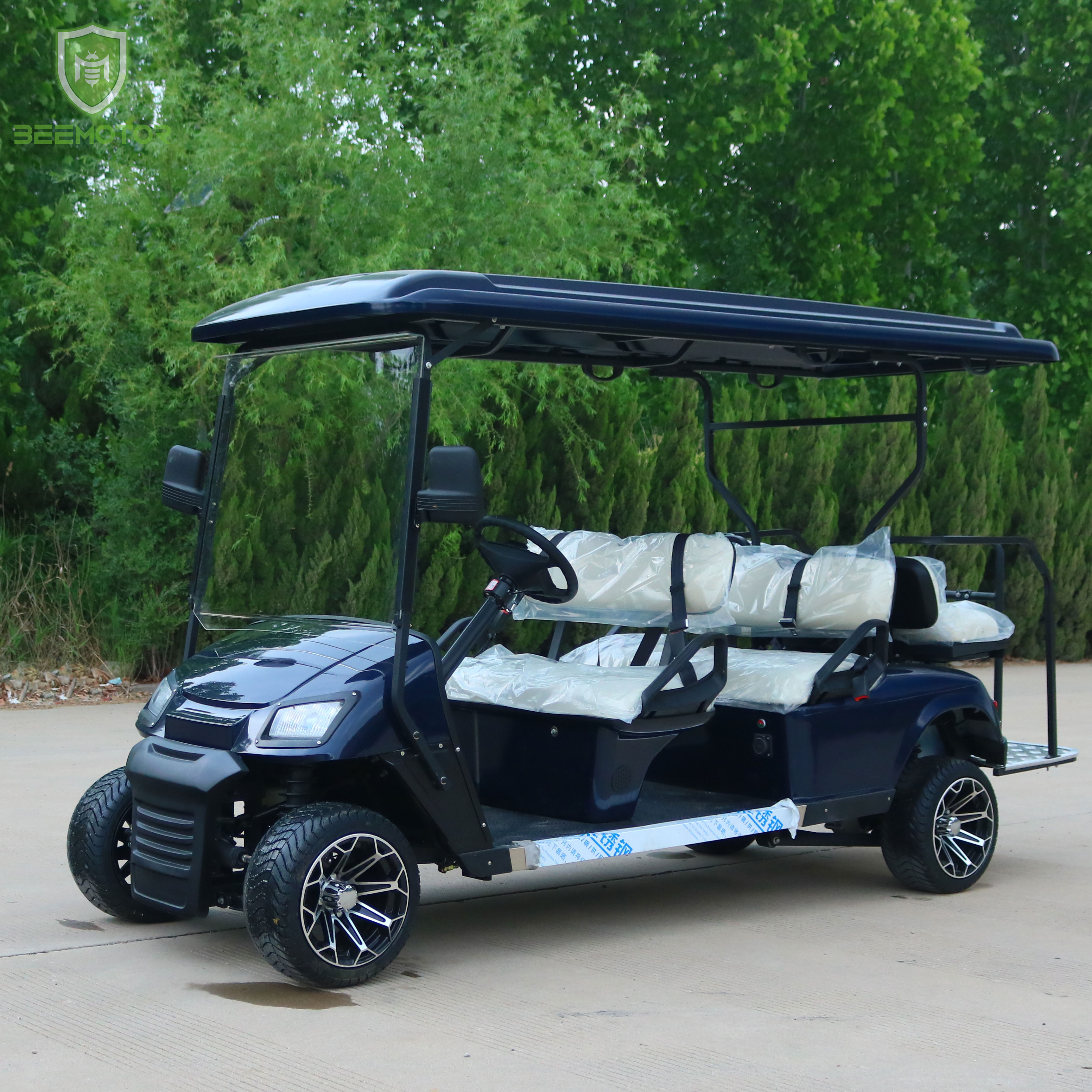 Electric Golf Cart Scene