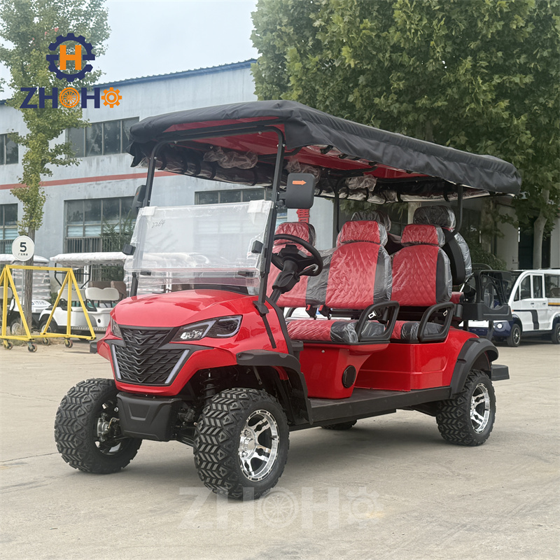 New Gas Golf Cart Gas Powered Buggy 6 Seater Club Car Gasoline Golf Cart for Resorts Hotel Golf