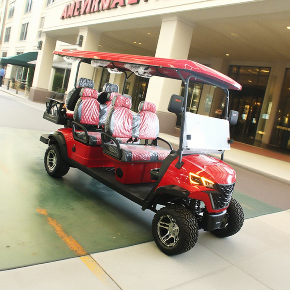 Hot Sale Newest 6-Seater Electric Golf Cart Street Legal with 72V Battery 4 and 6-Seater Options Available