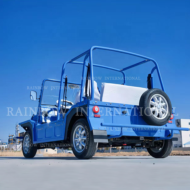 Customized 96V Lithium Battery Electric Moke Cars Good Looking on Road with EEC Aluminum Body Park Campus Golf Carts