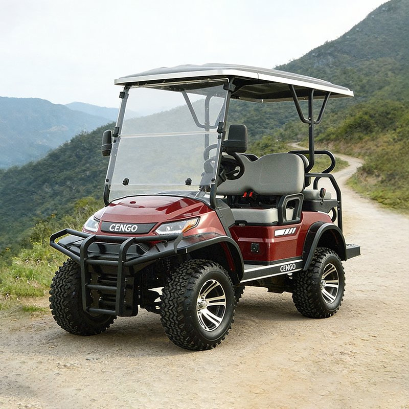Long-Range Industrial Golf Cart for Golf Courses Electric Car with Sturdy and Durable Construction