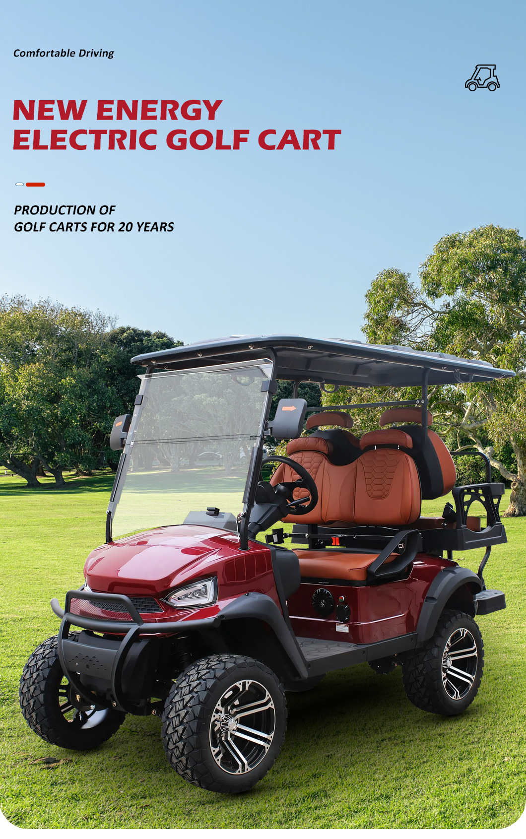 Electric Golf Cart View 1