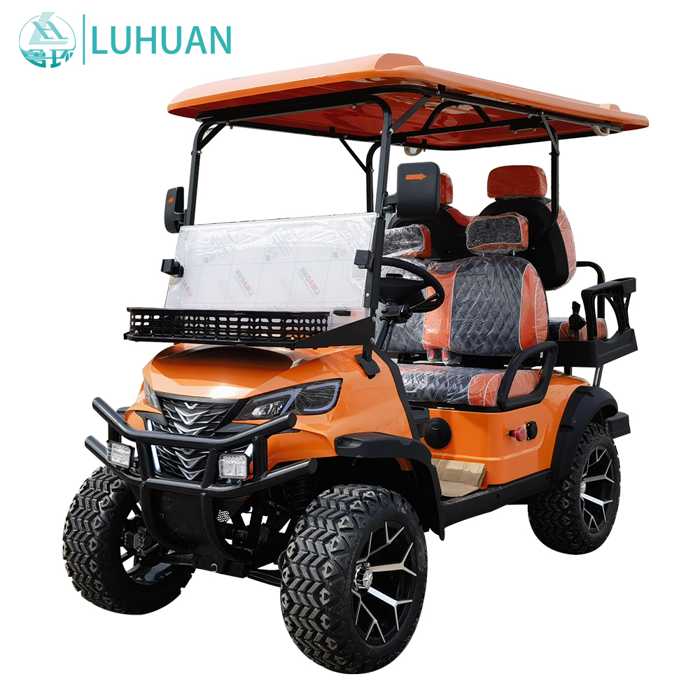 60/72V 4 Seater Lithium Battery Electric Classic Golf Cart with 3.5KW Motor 30-50km Range 30Km/h Speed 25% Climbing Ability