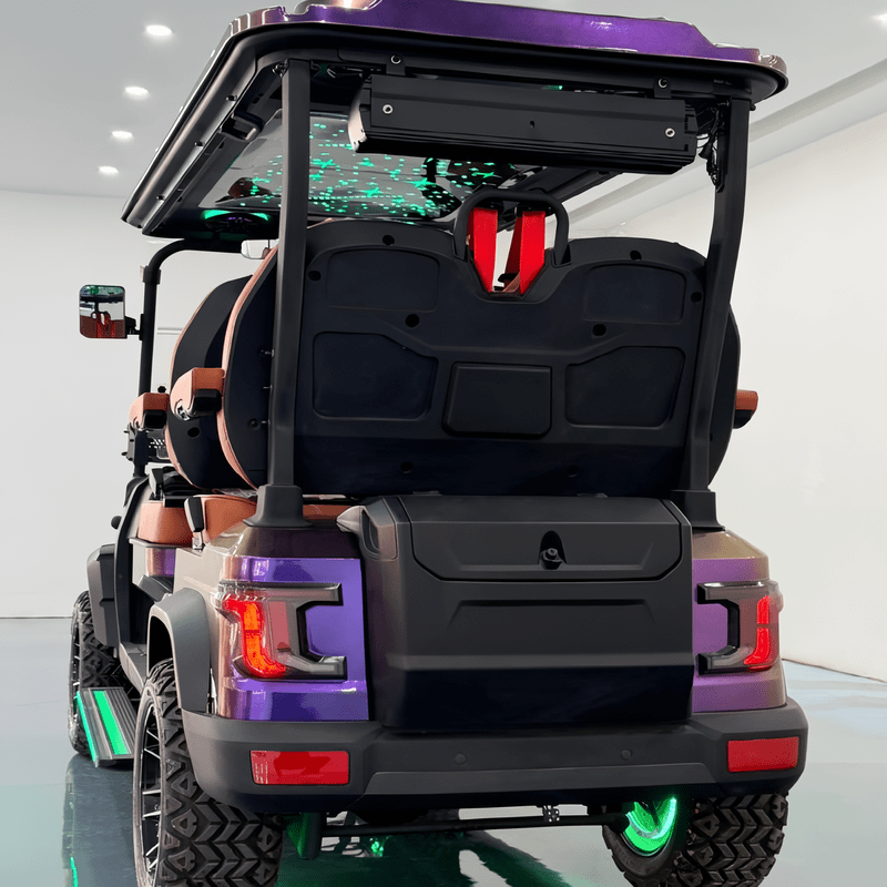 Luxury Design Off-road Electric 4 Seater Golf Cart 48v 72v Battery Mini Golf Cart Accept Customization