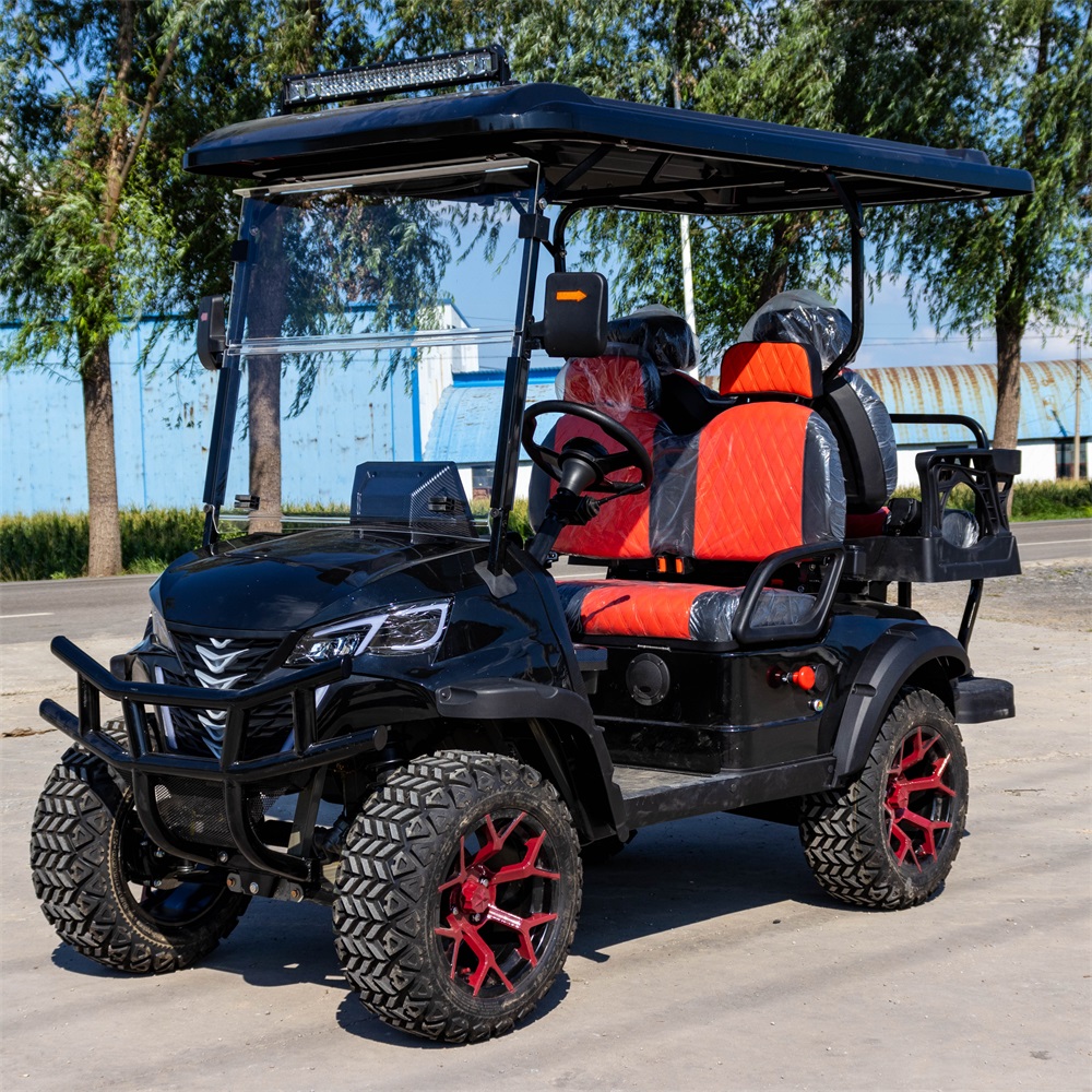 High Performance Electric Golf Cart with Customizable Road 2+2 Seaters Factory Price