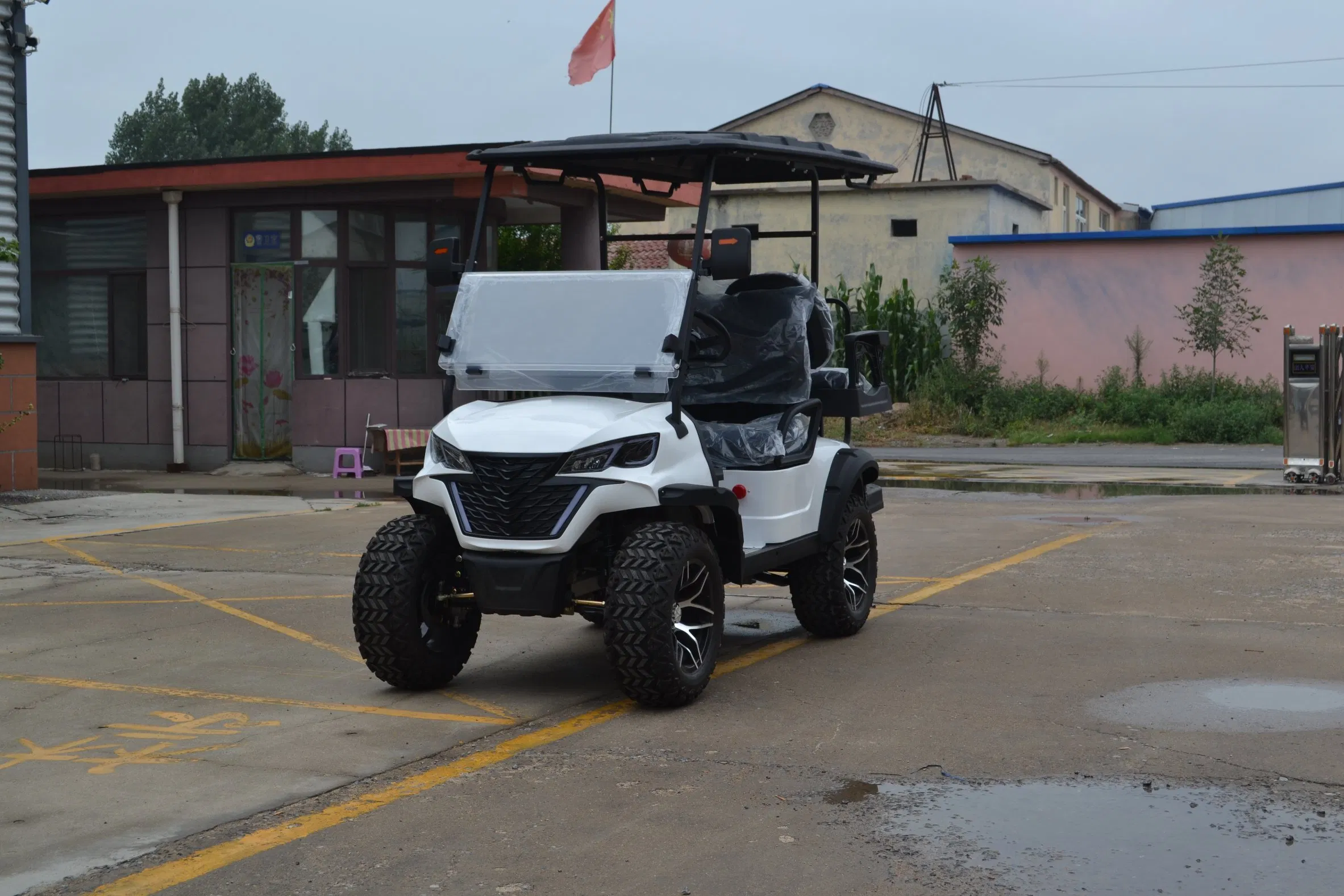 Durable 2-Seaters Golf Cart with First Grade Build for Security Patrol