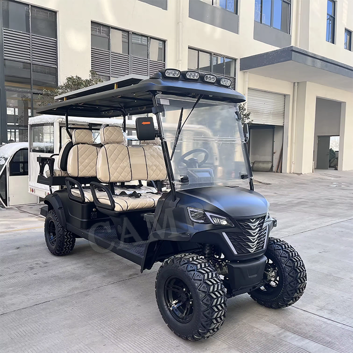 New Design 3-4 Seater Electric Golf Cart 24V Battery Club Sightseeing Car Electric Golf Scooter 30-50km/h 30-50km Range