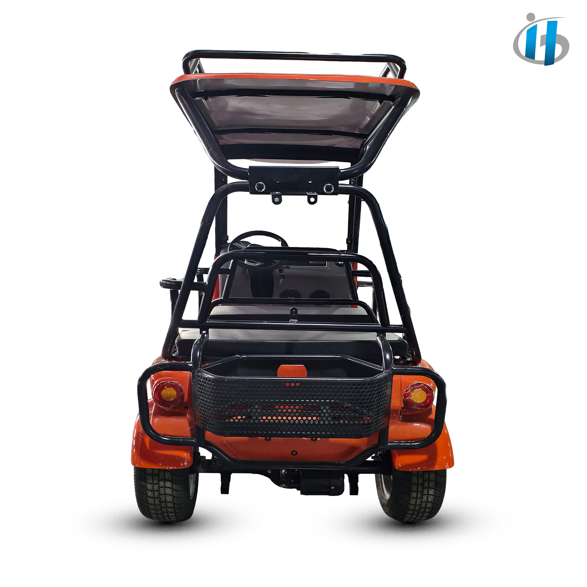 Halladay 1500W 60V Electric Golf Cart for Adult Airport and Scenic Spot Shuttle Electric Sightseeing 4 Wheeler