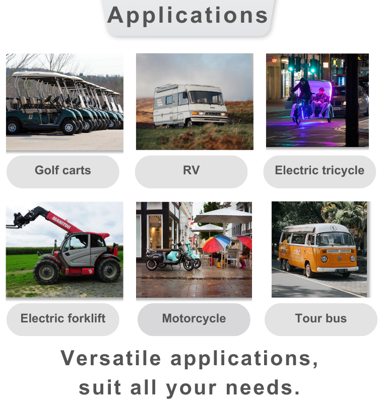 Lithium Ion Phosphate Battery Customize Electric Golf Cart 48V 60V 100Ah 105ah 72V Lifepo4 Battery