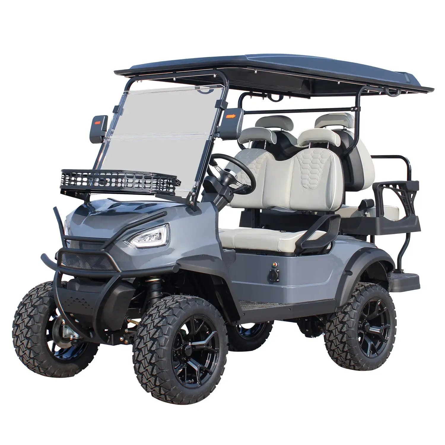 Provide Special Customization Lifted Golf Hunting Buggy Electric Car Cart 2+2 Seats Golf Cart