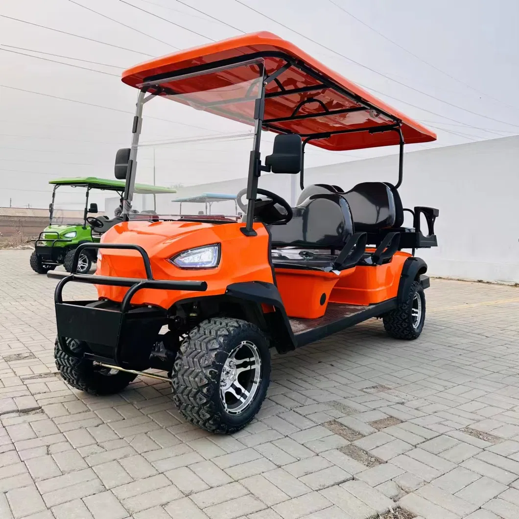 Brand New 6-Seat Gas Golf Cart for Golf Courses, Industrial Parks, and Commercial Parks