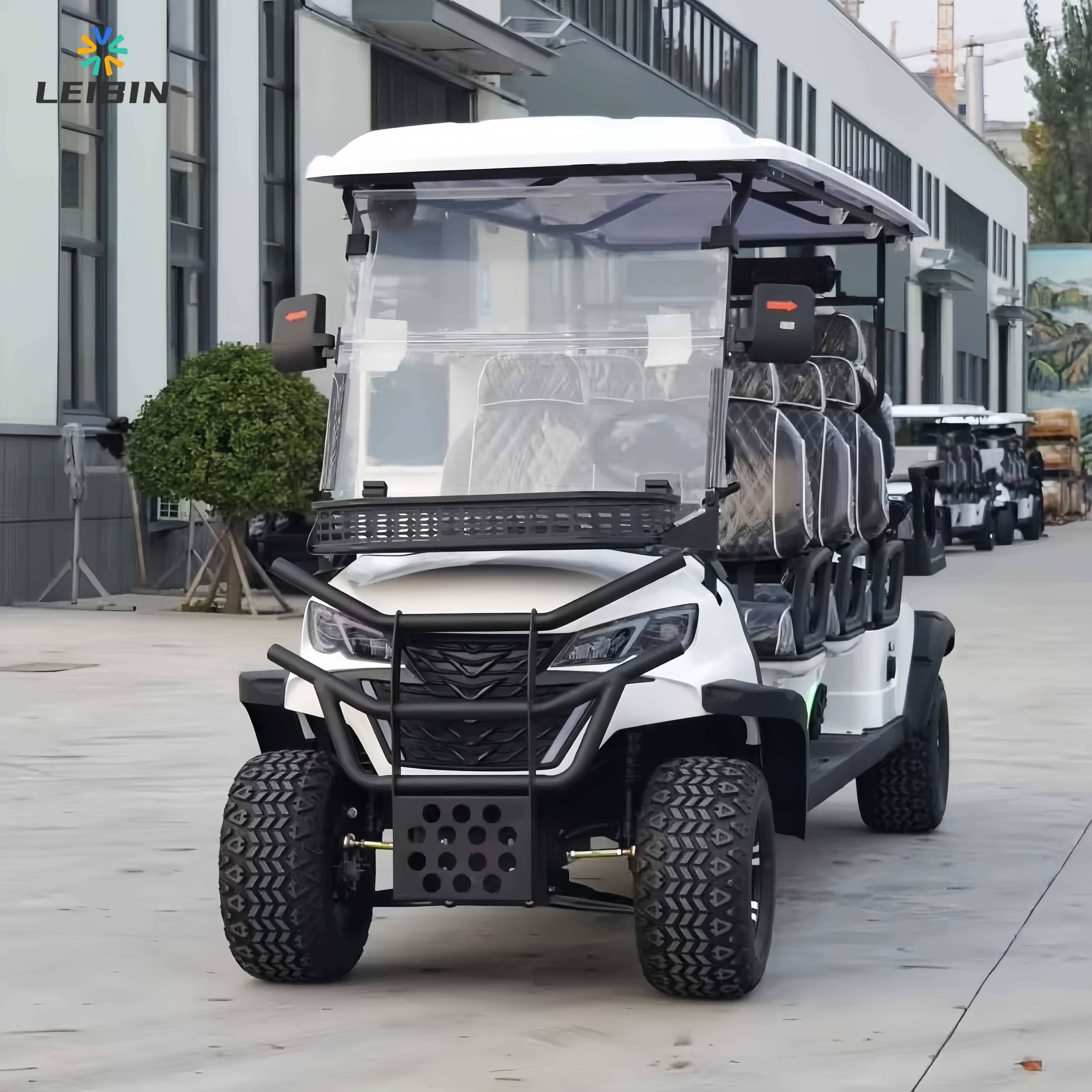 Factory Direct Supply 8 Passenger Golf Cart Electric Vehicle Golf Cart 8 Seater Club Car for Airport Terminal Transfer