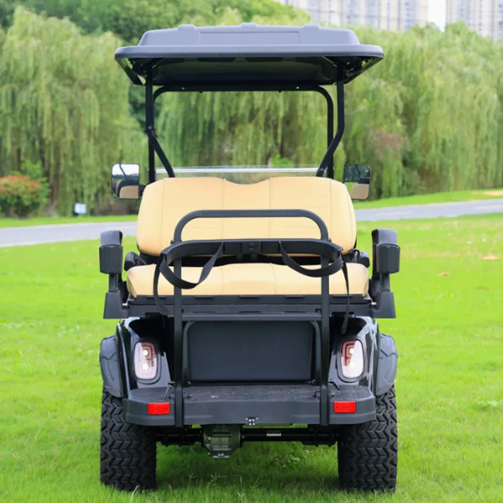 Custom High-Torque Motor 4 Seater Small Adults Electric Golf Cart for Large Industrial Parks