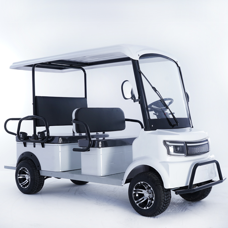Anti-Slip Pedals Quiet Operation Exhibition Service Community Sightseeing Retro Electric Car Electric Golf Cart