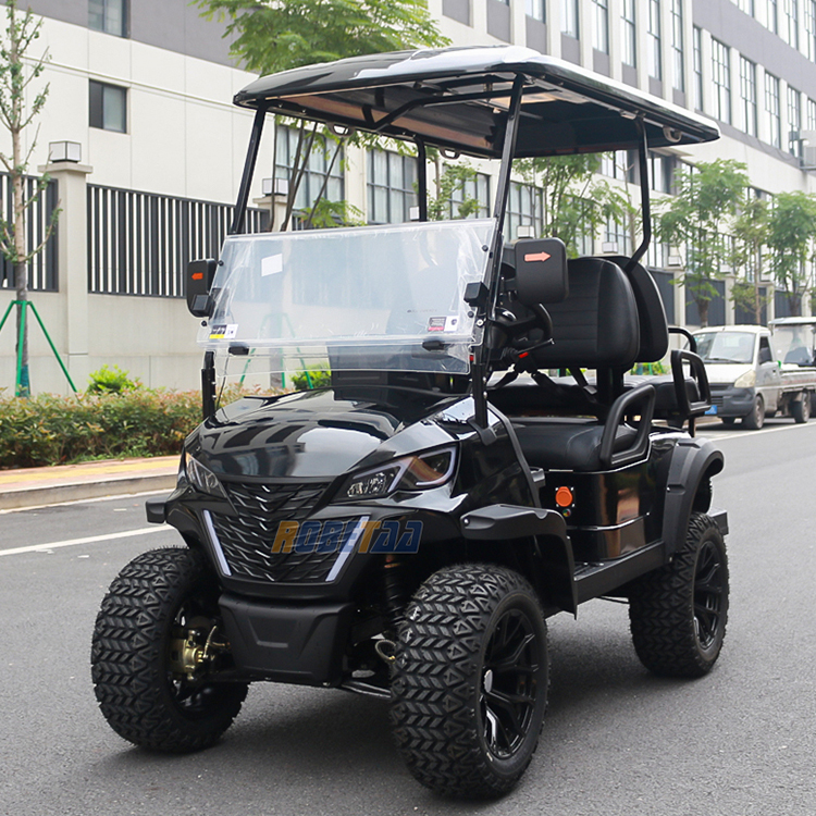 Robetaa Cheap Gas Powered Golf Carts Electric Hunting Buggy Golf Cart 48v