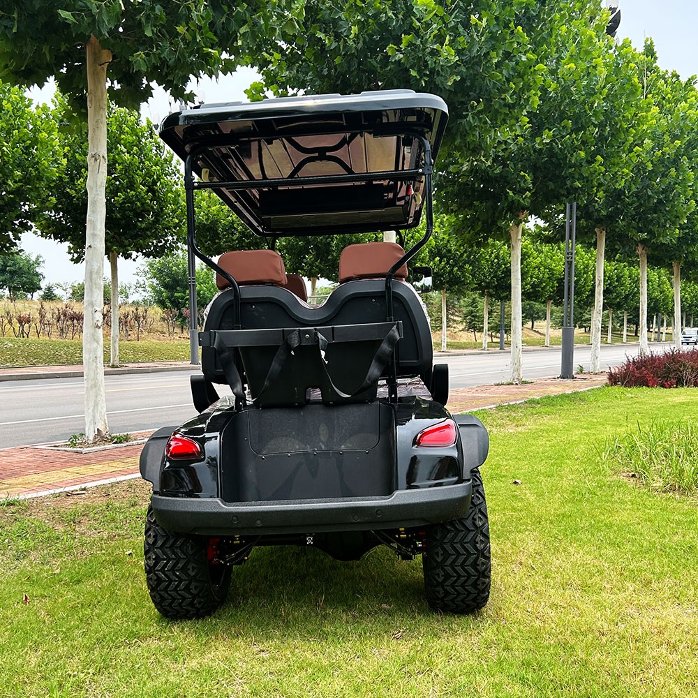 Four Wheel Drive Autonomous Driving Golf Cart Hunting Electric Bike with Powerful 5KW AC Motor Controller Electric Golf Cart