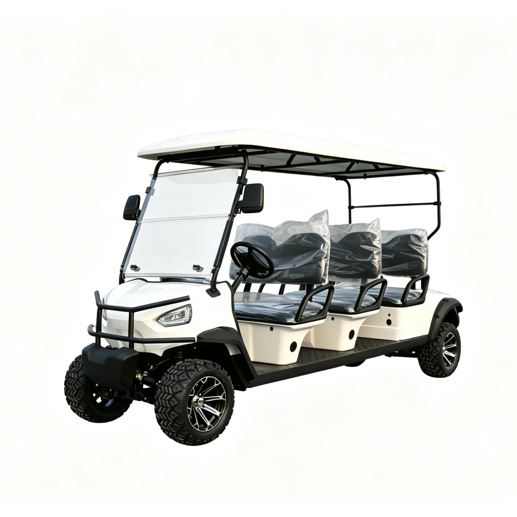 High Quality Multifunctional 6 Seater Electric Golf Cart Lithium Battery Powered with CE for Golf Course Resort Community