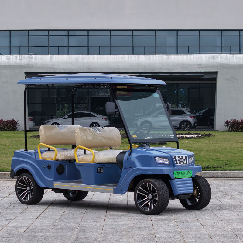 Malaysia Community Golf Cart with Low-Speed Safety Mode and Silent Design