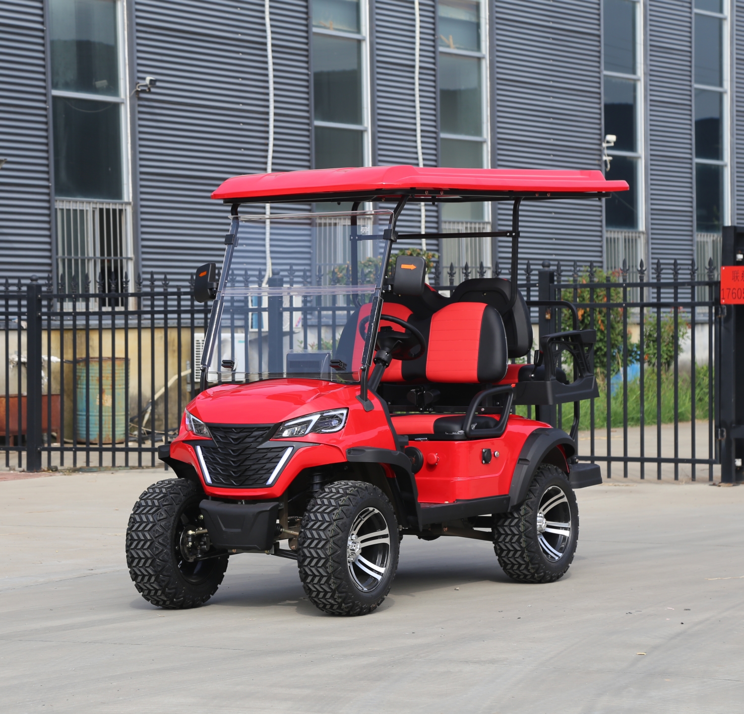 WELIFTRICH Golf Customized Design 4 Person Golf Cart Utility Vehicle Powerful 4 Wheel High Chassis Electric Golf Cart