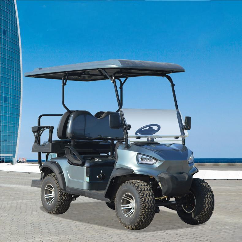 Customizable 4-Passenger Electric Golf Cart with Bespoke Battery Configuration