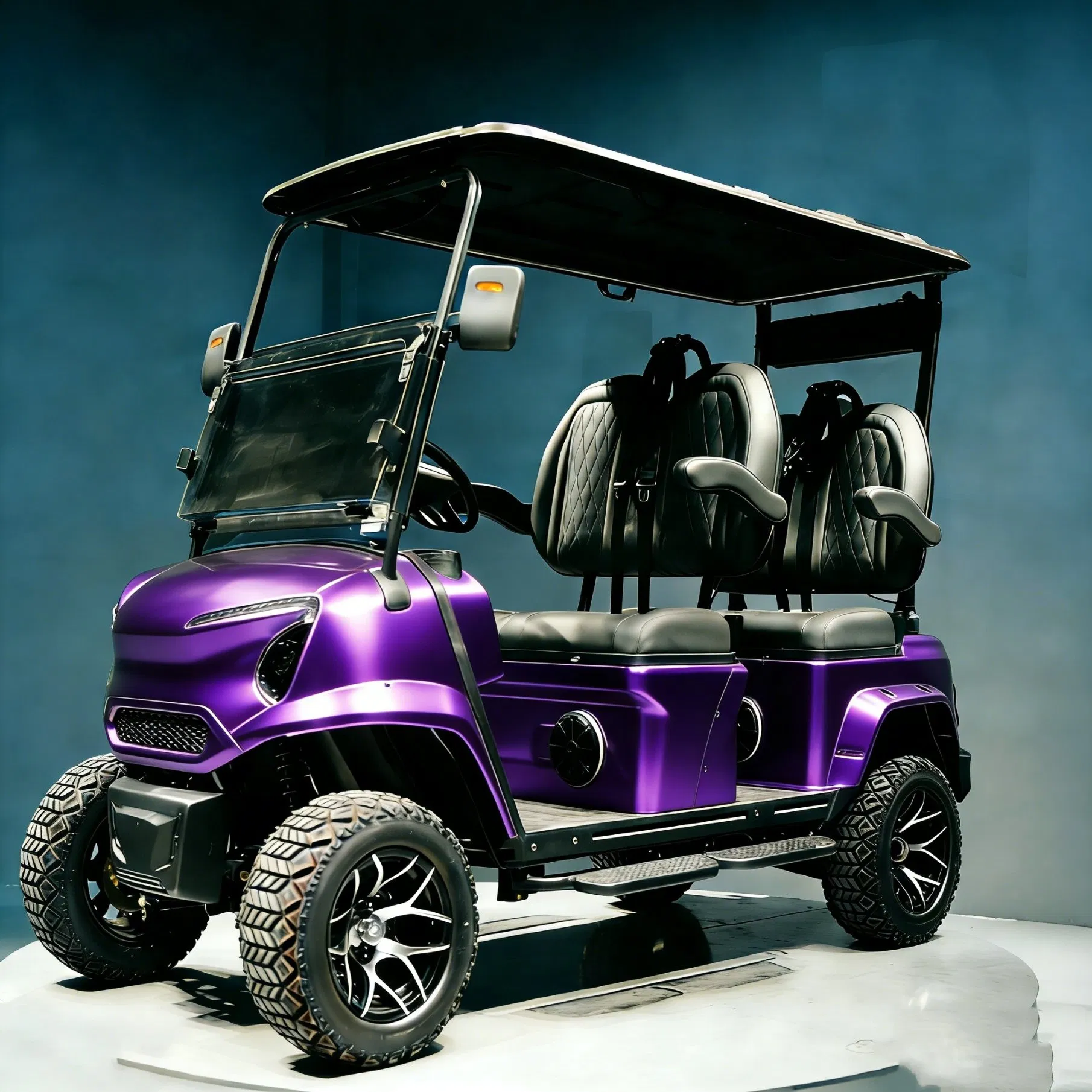 Tongcai &amp; Kepler with Armrests and Swivel Seat for Easy Entry Comfortable Ride Durable Frame for Resort Hotel Fleet Community Electric Golf Cart