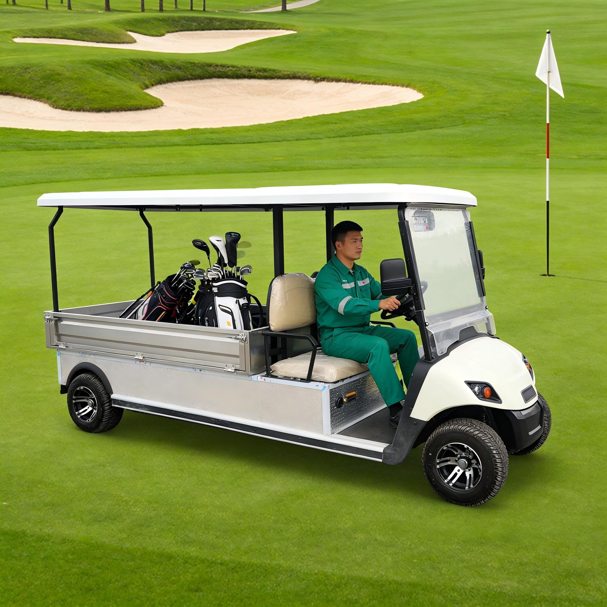 Electric Transport Cart With Efficient Charging System Through Smart Technology for Minimal Downtime in Operations