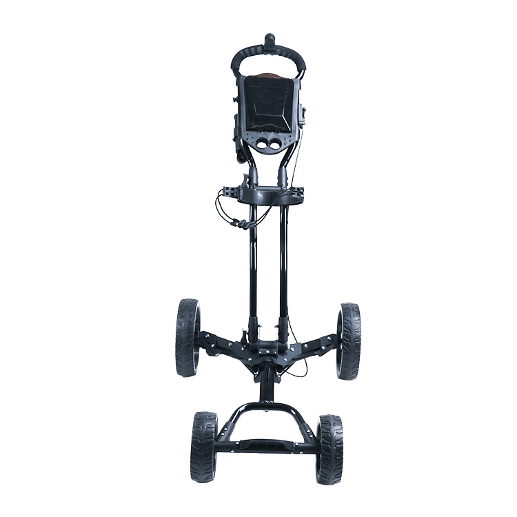 Golf Trolley Four Wheel Custom Easy Folding Golf Cart With Aluminum Frame