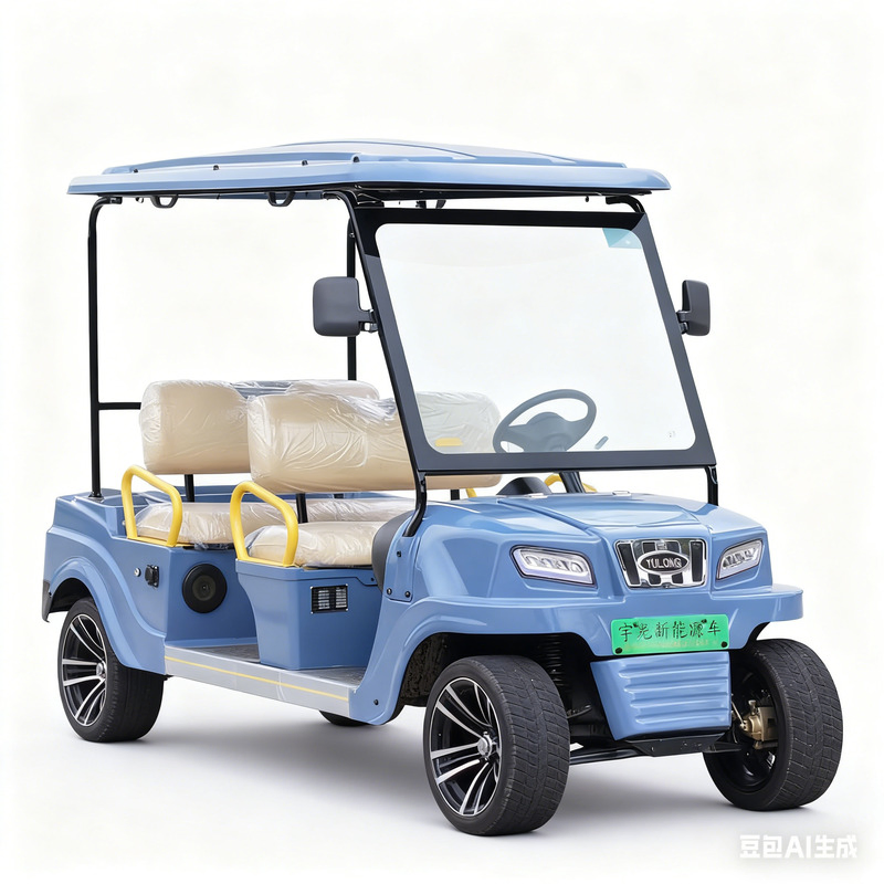 Narrow Body Golf Cart for Community Parks with 1.5m Short Turning Radius