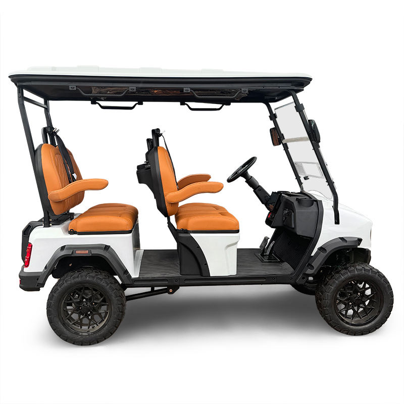 2026 Eco Smart 4 Seat Electric Golf Cart Premium Suspension Low Noise Zero Emission for Community Travel Resorts