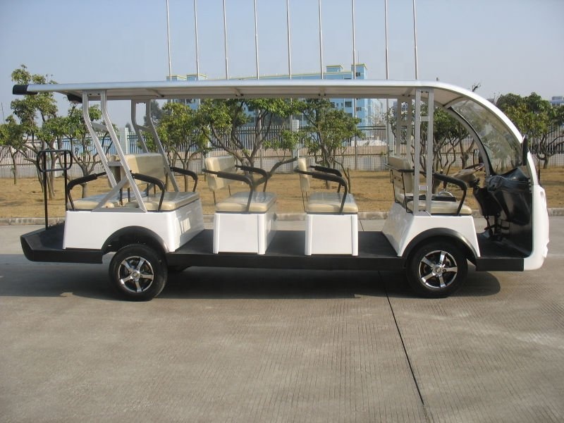 Electric Limo Golf Cart 72V 14 Passenger Electric Golf Cart Airport Golf Buggy