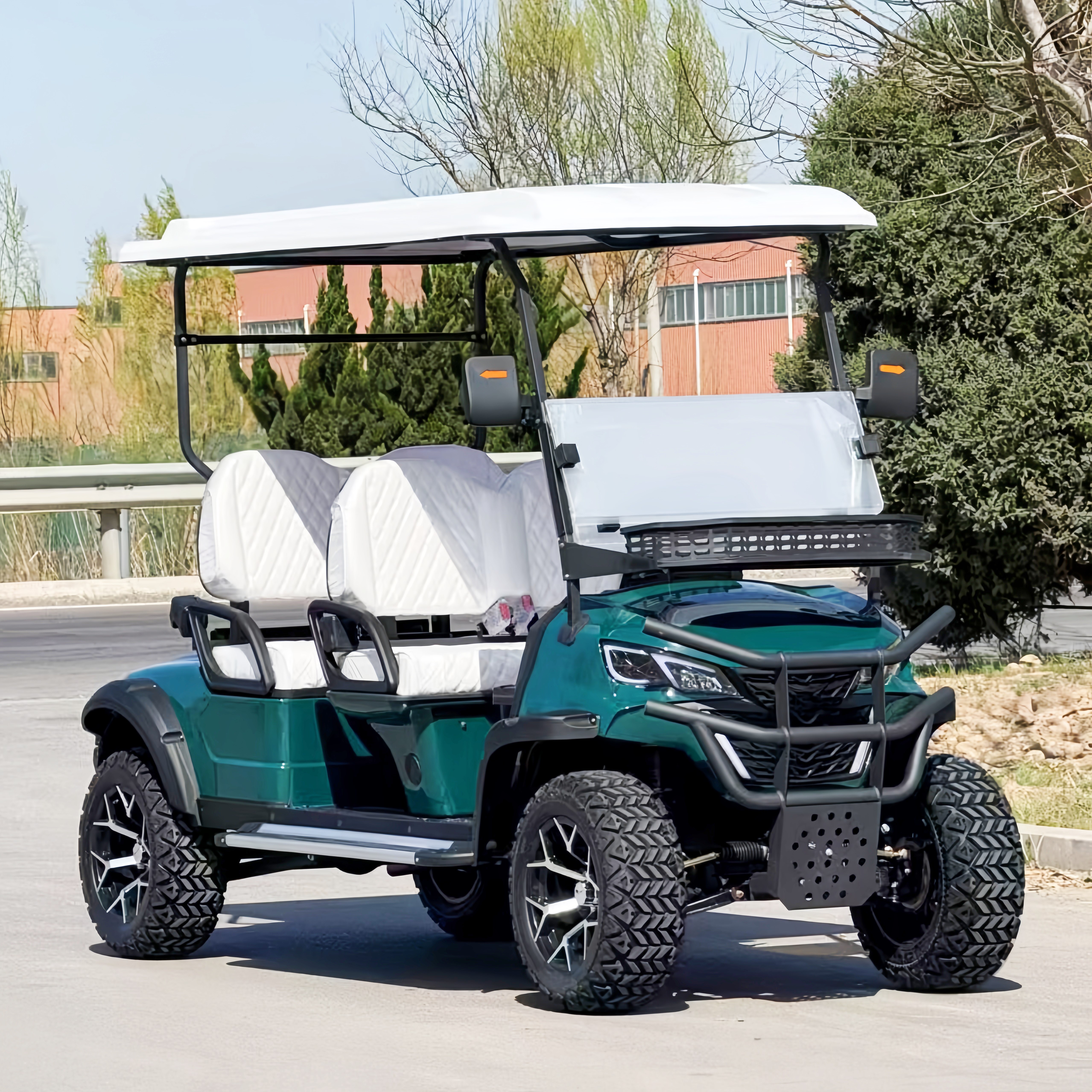 4 Seater Golf Cart Side View