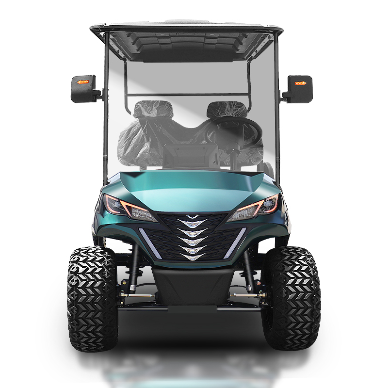 China Best Selling KY 4KW Motor 4 Seat 48V Lithium Electric Golf Cart 100-120km Range 30-50km/h CE 20% Grade Disc Brakes