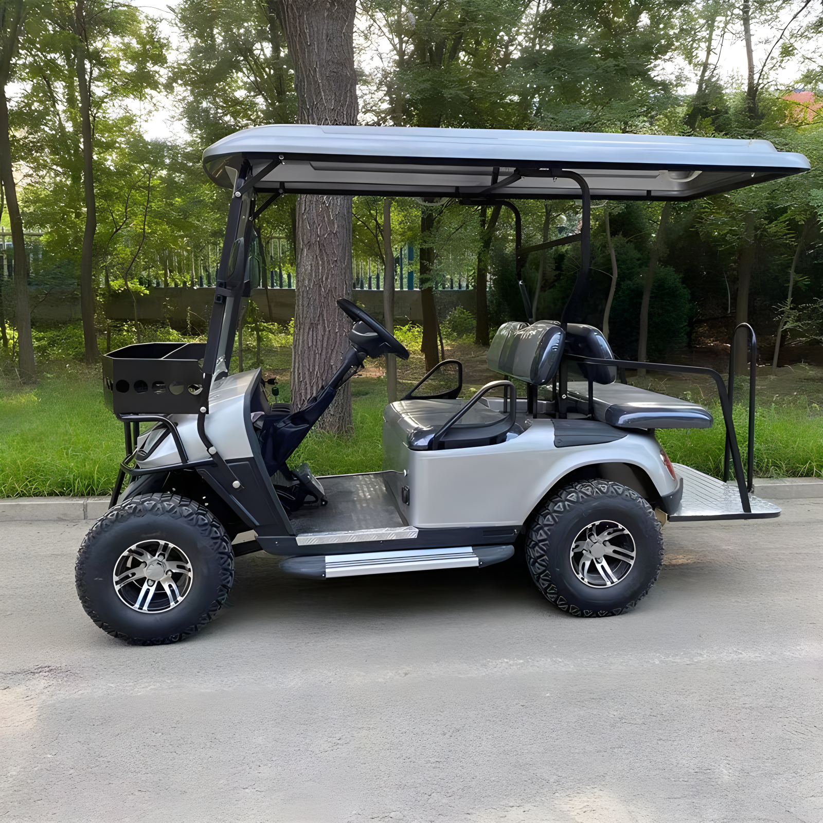 Direct Manufacturer Sale 4-Seater Autonomous Electric Golf Carts 48v Lithium Battery Intelligent Buggy Car for USA