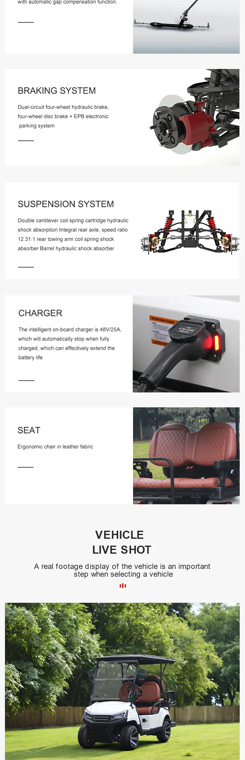 Electric Golf Cart Details 4