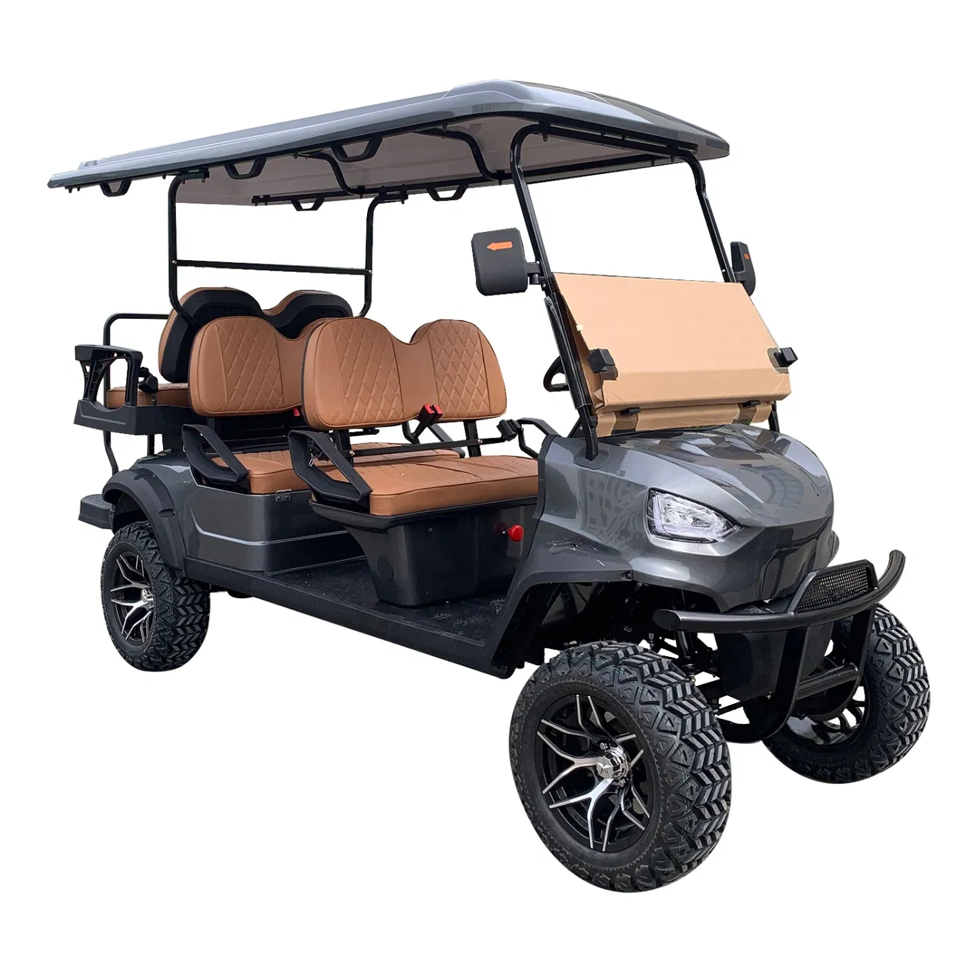 Road Legal 4kw/5kw/7.5kw AC Motor 2, 4, 6, 8 Seater/Seats/Passenger/Person/People Electric Lifted Hunting Sightseeing off Road Golf Buggy Car Vehicle Cart