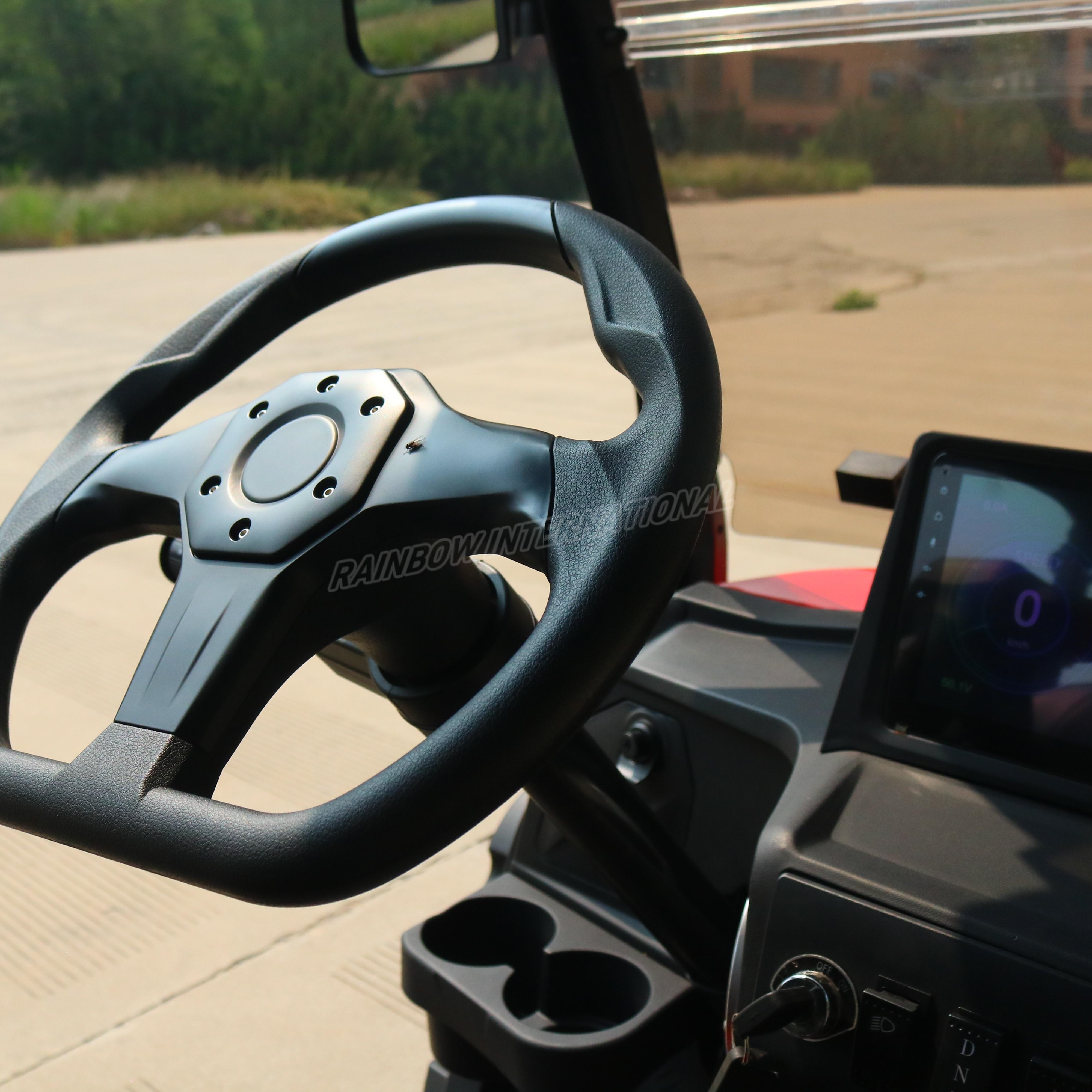 Customizable Lithium Electric 4 Seats Golf Cart 48 V Premium Quality with Free Color and Logo Design for Resort or Home Use