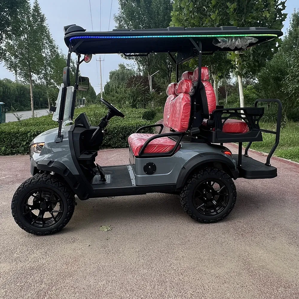 Customize Luxury Community Vehicles Resort Shuttle Bus 2+2 Seats Golf Club Carts