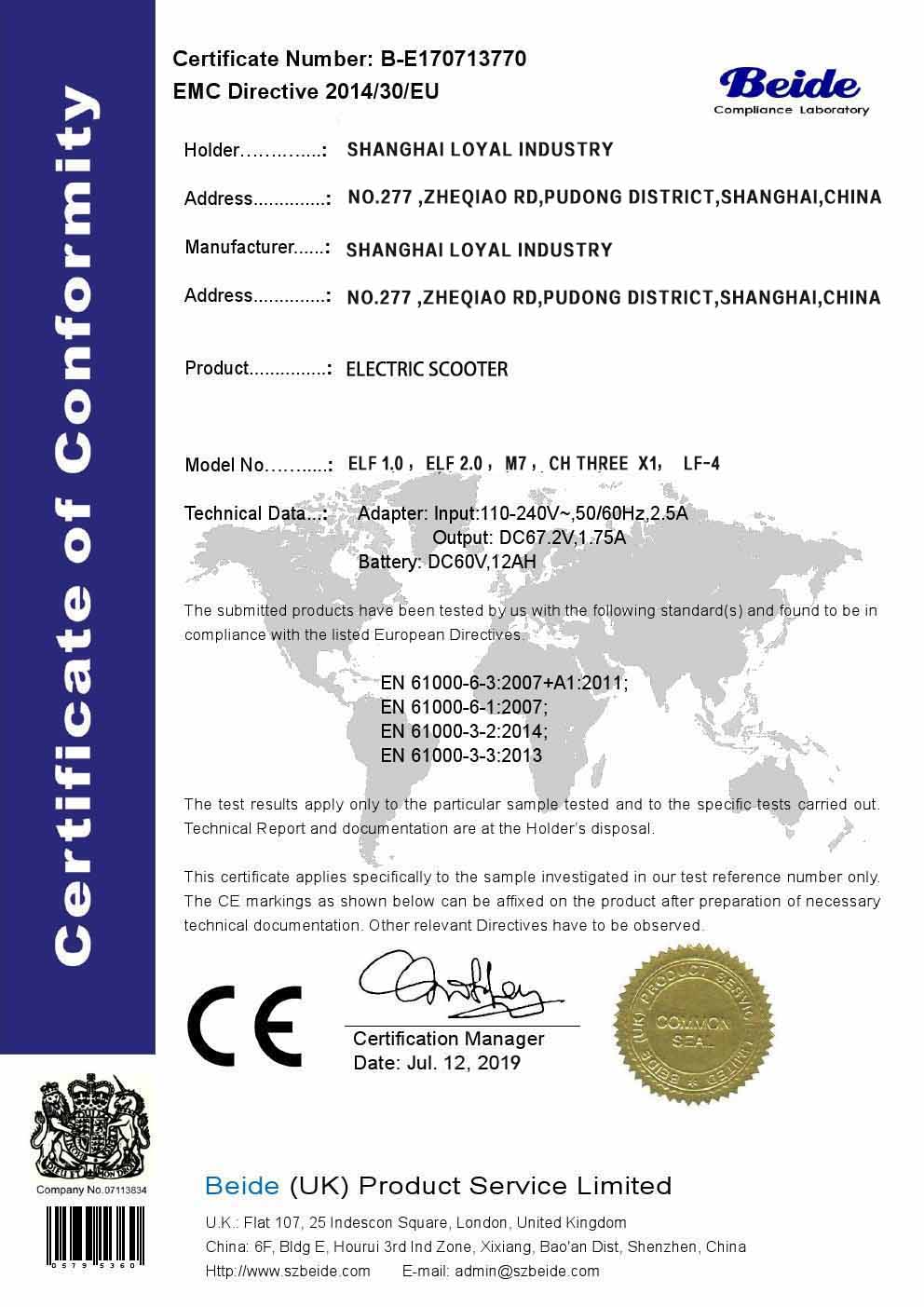 Certificate 3
