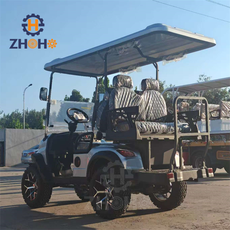 5-6Seater Freight Golf Cart Customized Autonomous Driving Golf Buggy 72V Lithium Battery