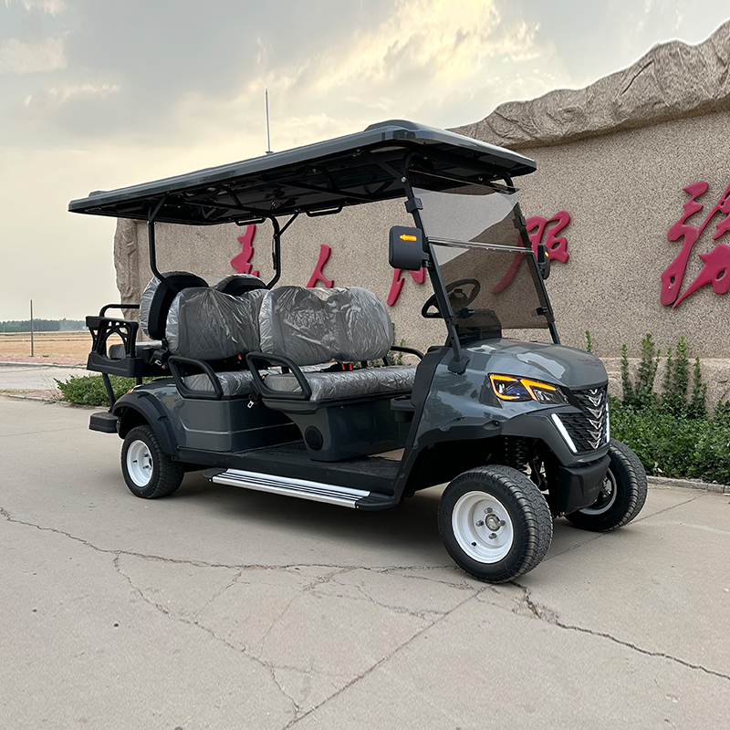 2026 Factory Luxury Electric 6-Seater Golf Cart Customizable High-End Lithium Battery Intelligent 510kg Load Capacity 90km Cart