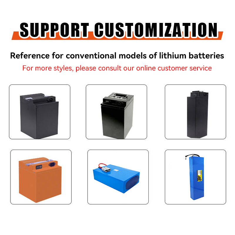 36V 48V 60V 72V 150Ah Lithium Ion Battery Pack 20Ah 30Ah 50Ah 60Ah 100Ah 200Ah LiFePO4 for Electric Golf Carts &amp; Motorcycles