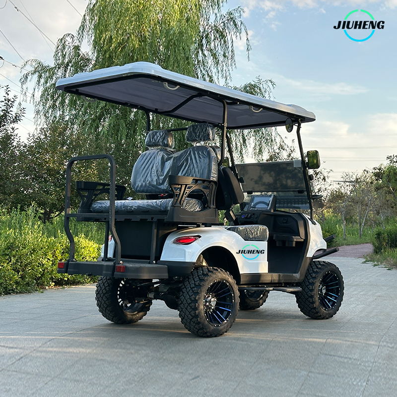 EEC Certified New 4-Seater Electric Mini Go Kart Battery Powered Adult Golf Cart 4 Passenger Capacity Sightseeing Buggy Club Car
