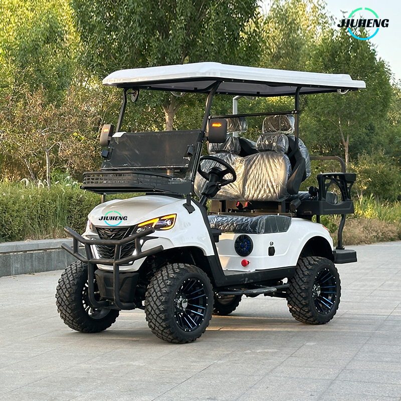 EEC Certified New 4-Seater Electric Mini Go Kart Battery Powered Adult Golf Cart 4 Passenger Capacity Sightseeing Buggy Club Car