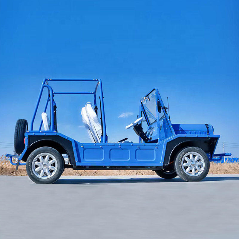 Customized 96V Lithium Battery Electric Moke Cars Good Looking on Road with EEC Aluminum Body Park Campus Golf Carts