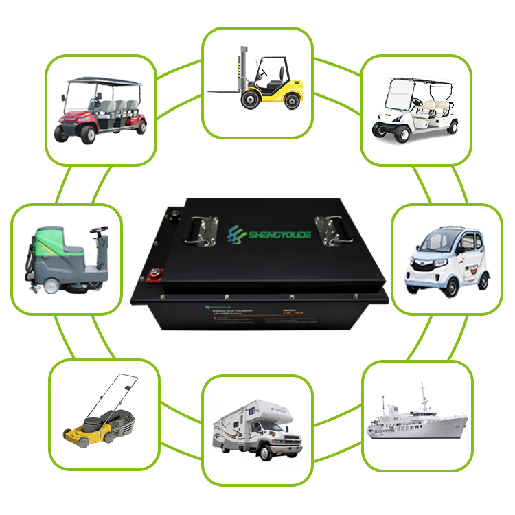 Factory Price 48 Volt Golf Cart Batteries Electric Golf Cart Lithium Battery Golf Cart Battery 24v 200ah