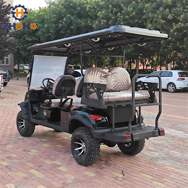 Smart Automatic AI Electric Golf Trolley with Remote Control Follow Me >8 Seats 70km/h Speed 4000W Motor 90km Range