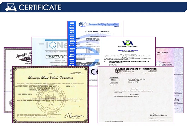 Certifications