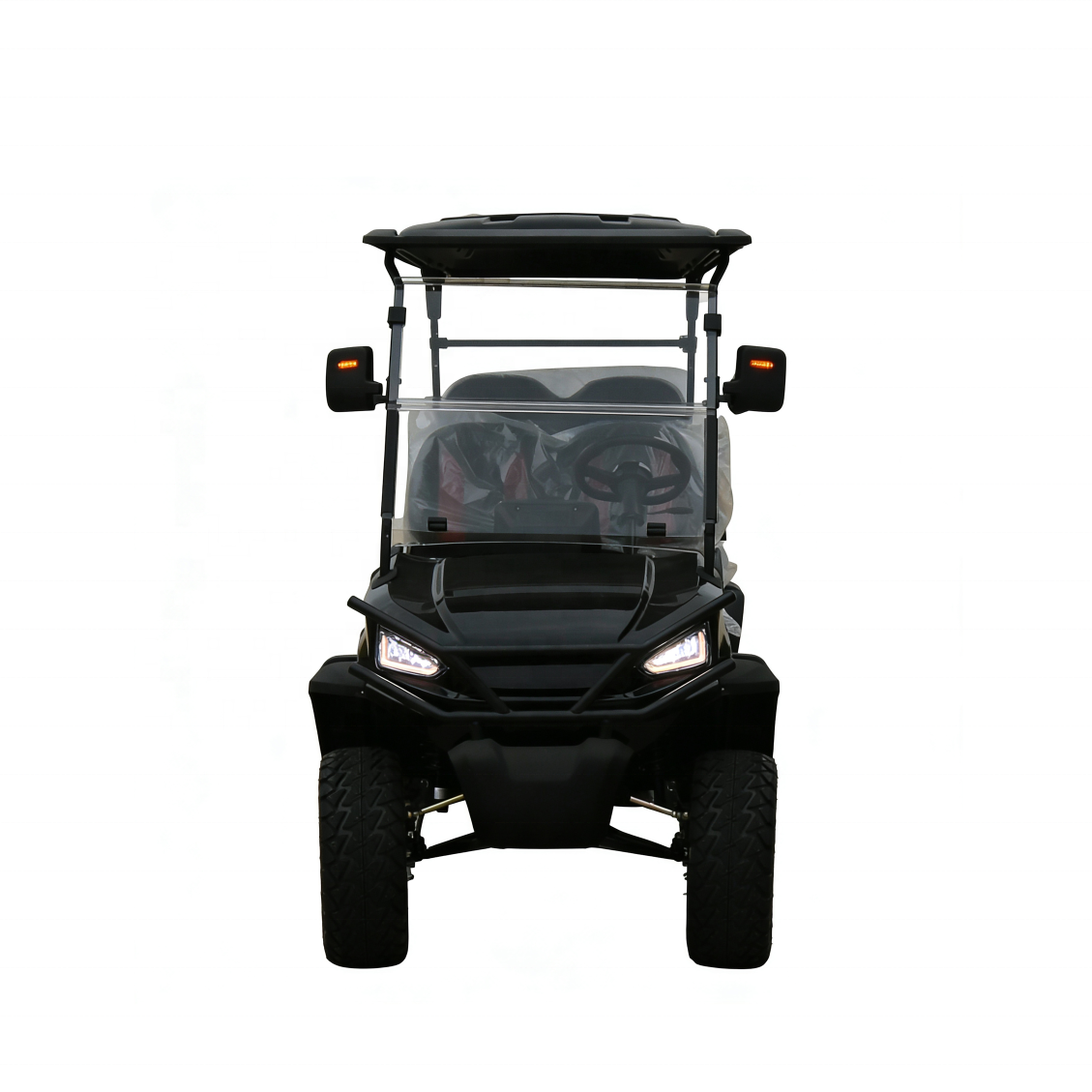 Snova Brand 6-Passenger Black 48V 5KW Electric Off-Road Golf Carts Lithium Battery with CE Certified 30-50Km/h 90km