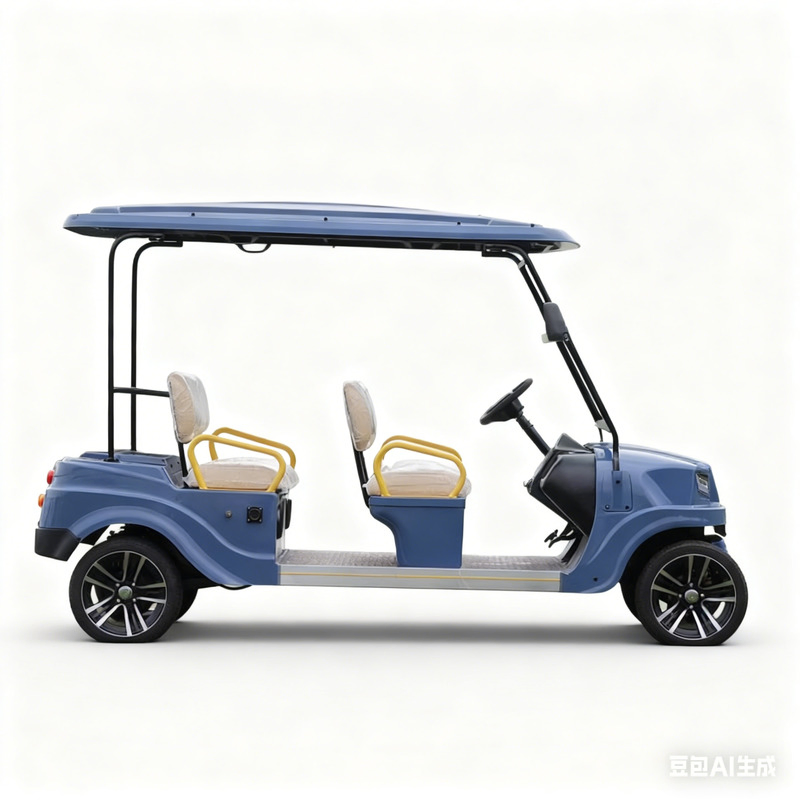Narrow Body Golf Cart for Community Parks with 1.5m Short Turning Radius